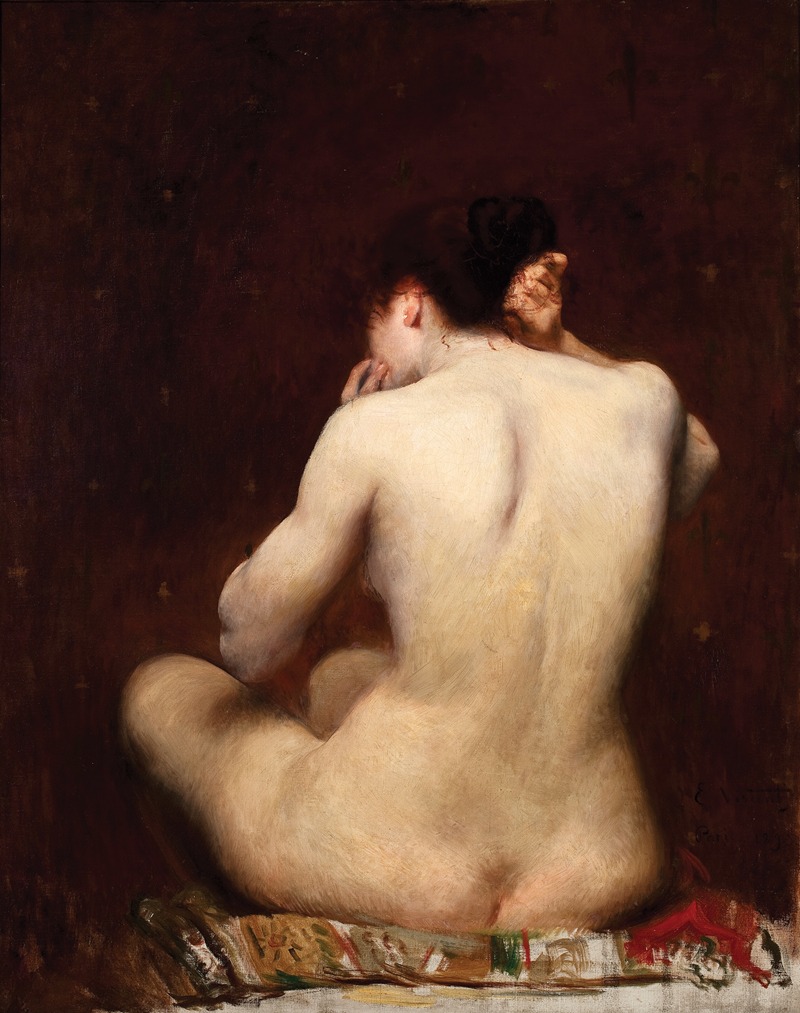 A captivating portrait of a woman by Eliseu Visconti.