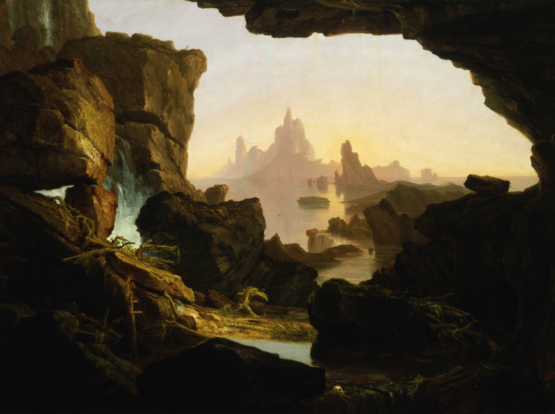 The Subsiding of the Waters of the Deluge, by Thomas Cole, public domain