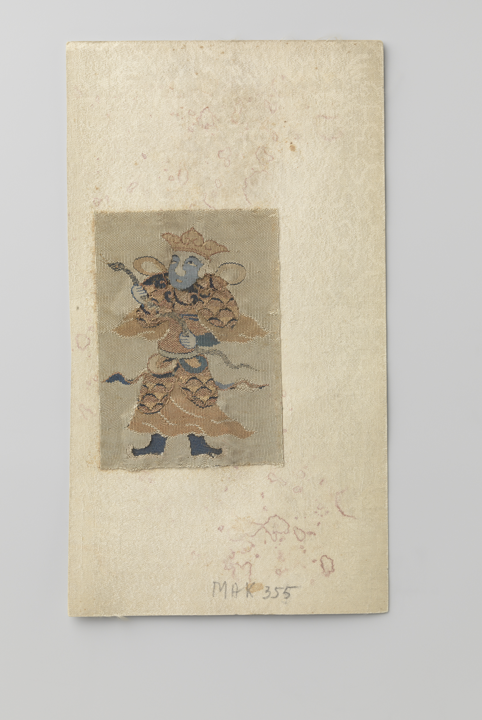 Tapestry featuring a figure holding a serpent, Unknown Artist