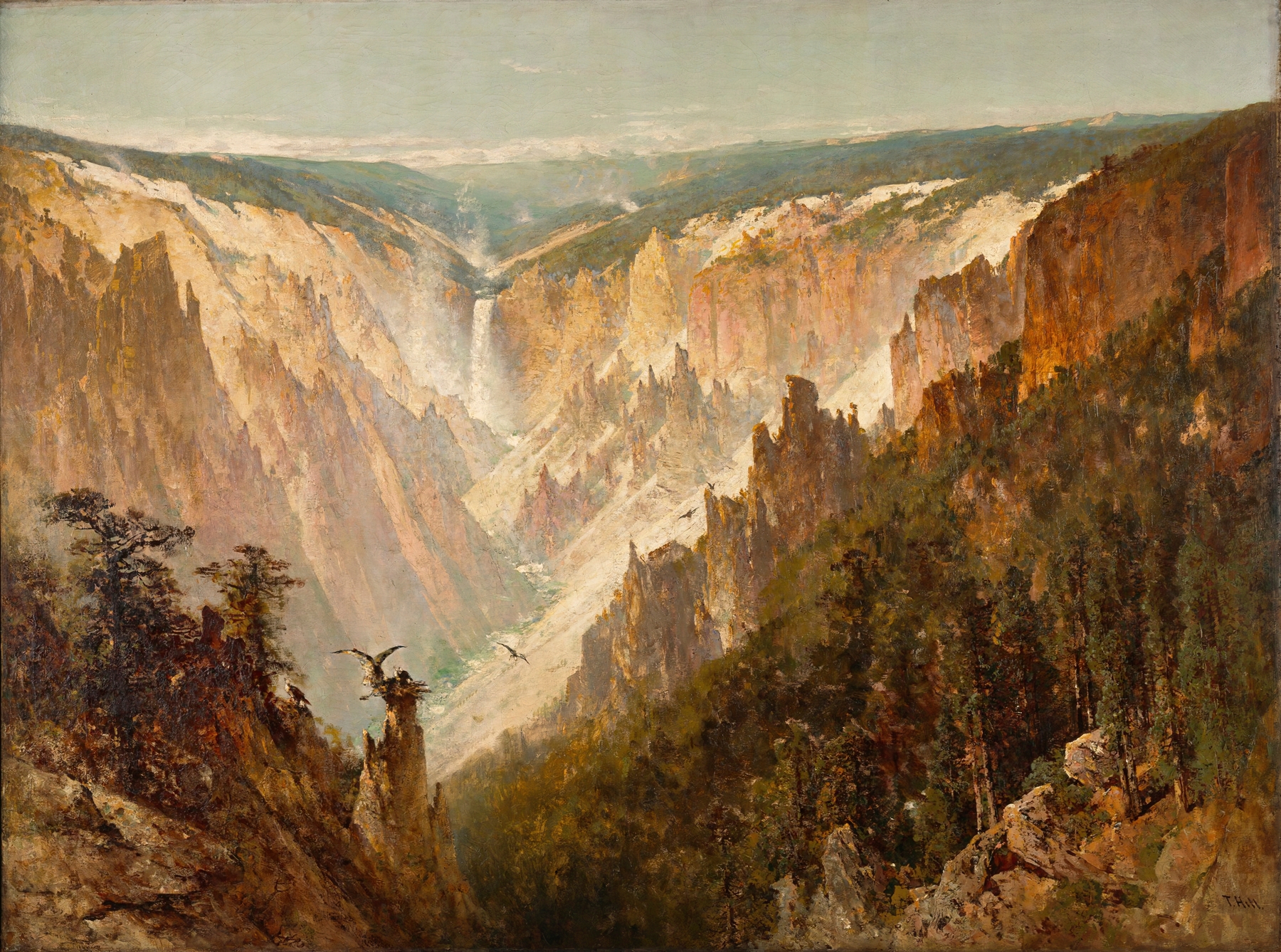 The Grand Canyon of the Yellowstone, by Thomas Hill, public domain