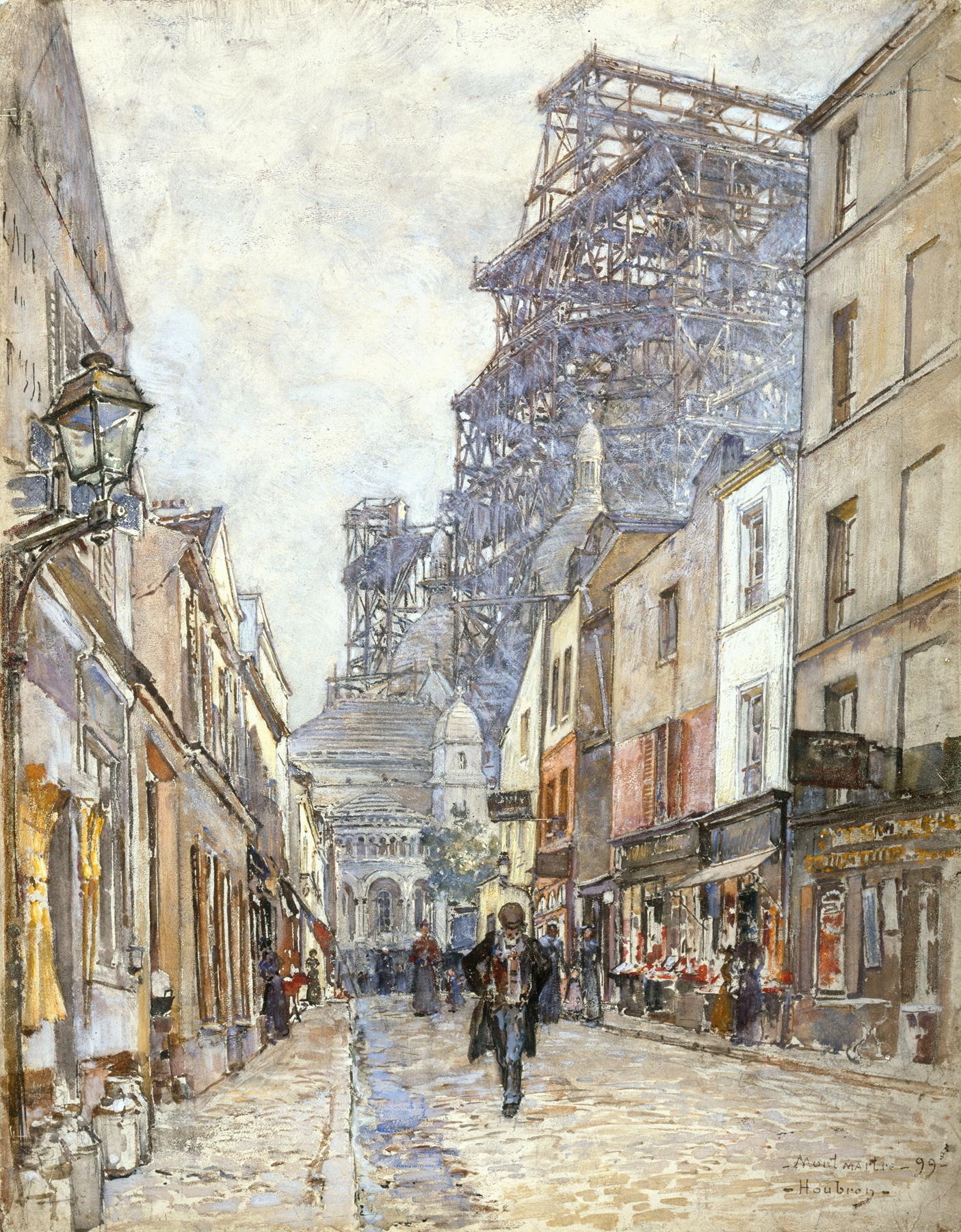 La rue du Chevalier-de-la-Barre, architecture in progress, by Frédéric Houbron