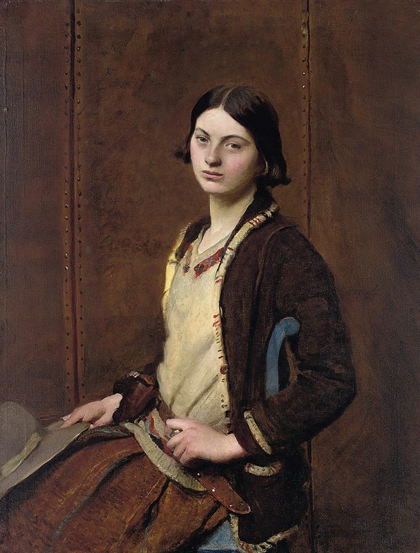 A portrait of Mary Spencer Watson by George Spencer Watson.