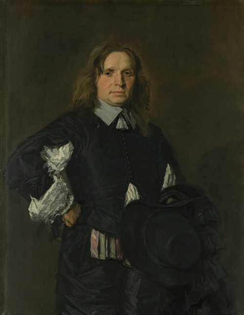 Frans Hals' 'Portrait of a Man' showcases the artist's signature brushwork and lively character depiction.