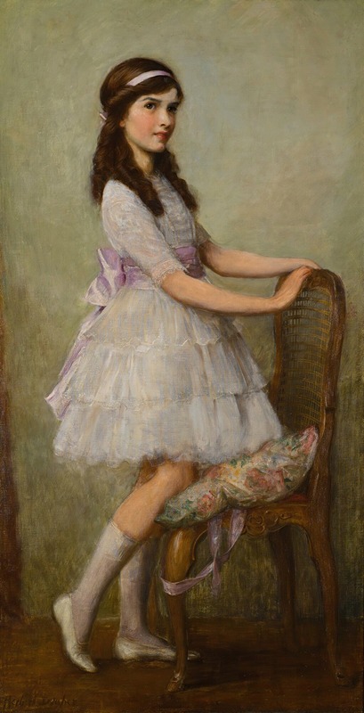 Portrait of Miss Barbara De Selincourt by Herbert James Draper.