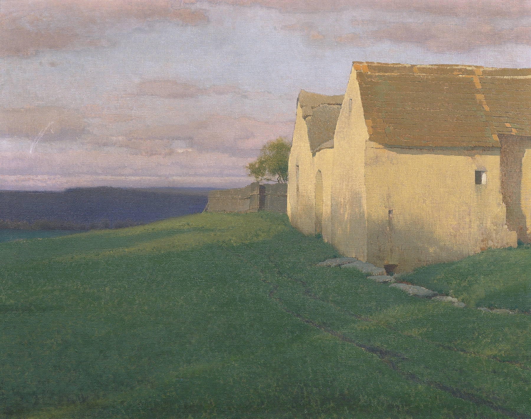 Der Sommermorgen, by Ferdinand Brunner, public domain