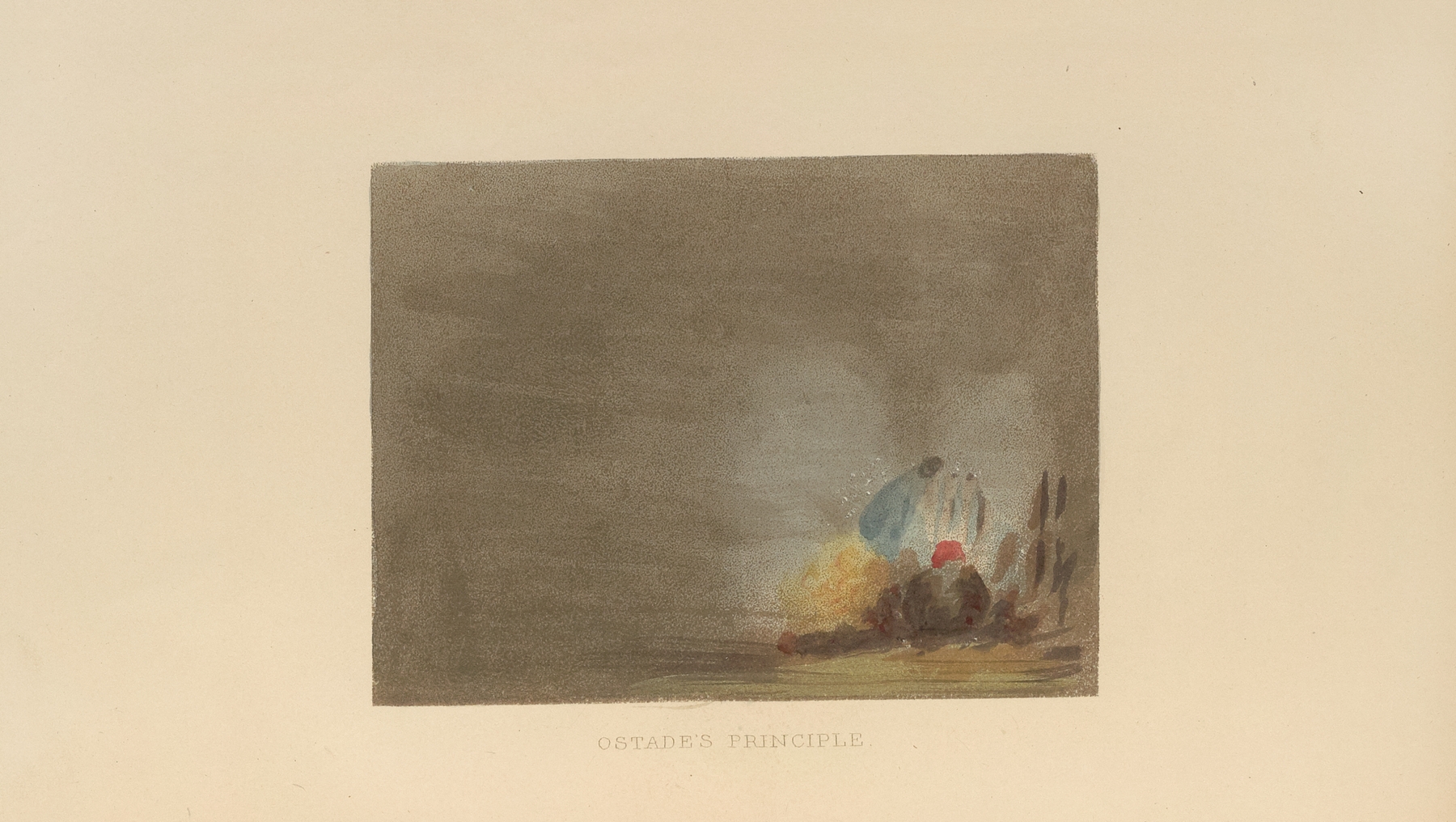 Figurative oil painting by Frank Howard depicting a cloaked figure in shadowy tones.