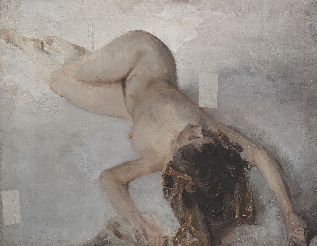 A painting titled 'Kiss of the Sun' by Jan Ciągliński depicting a warm embrace under sunlight.