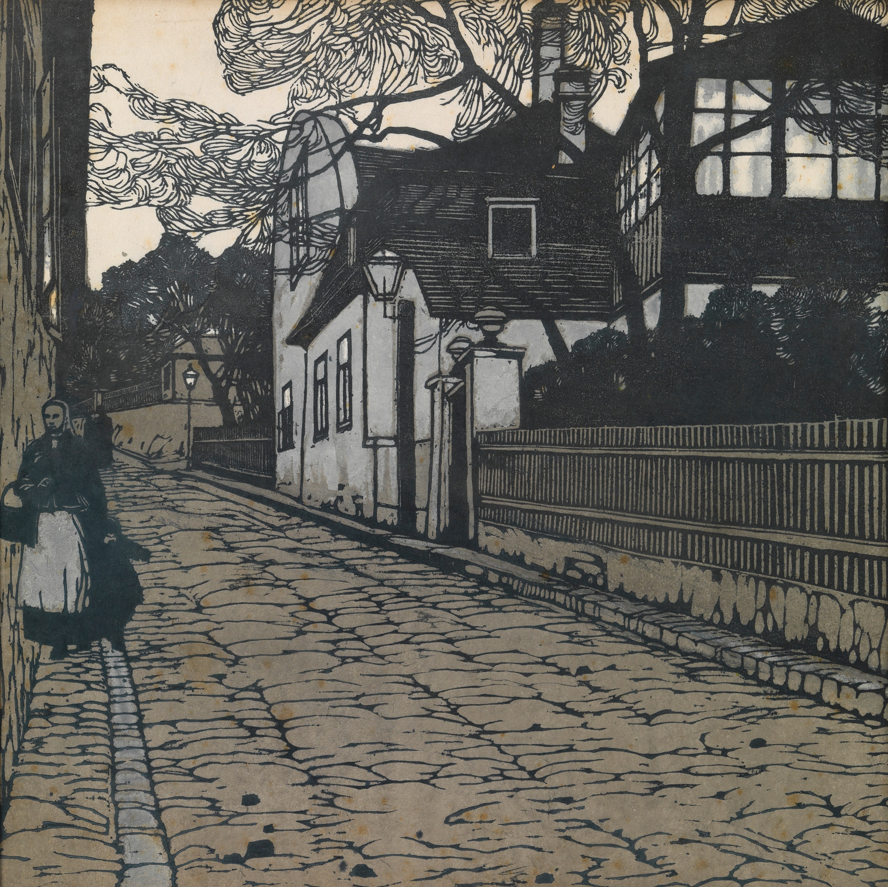 Landschaftsbild, by Carl Moll, public domain
