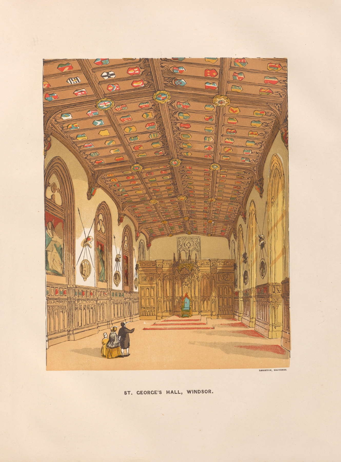 St. George’s Hall, Windsor, by Charles Knight, public domain