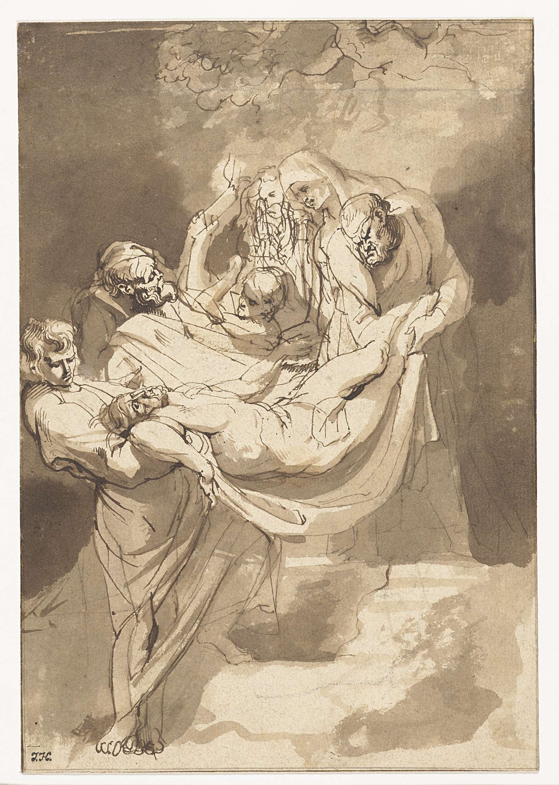 Graflegging, by Peter Paul Rubens, public domain