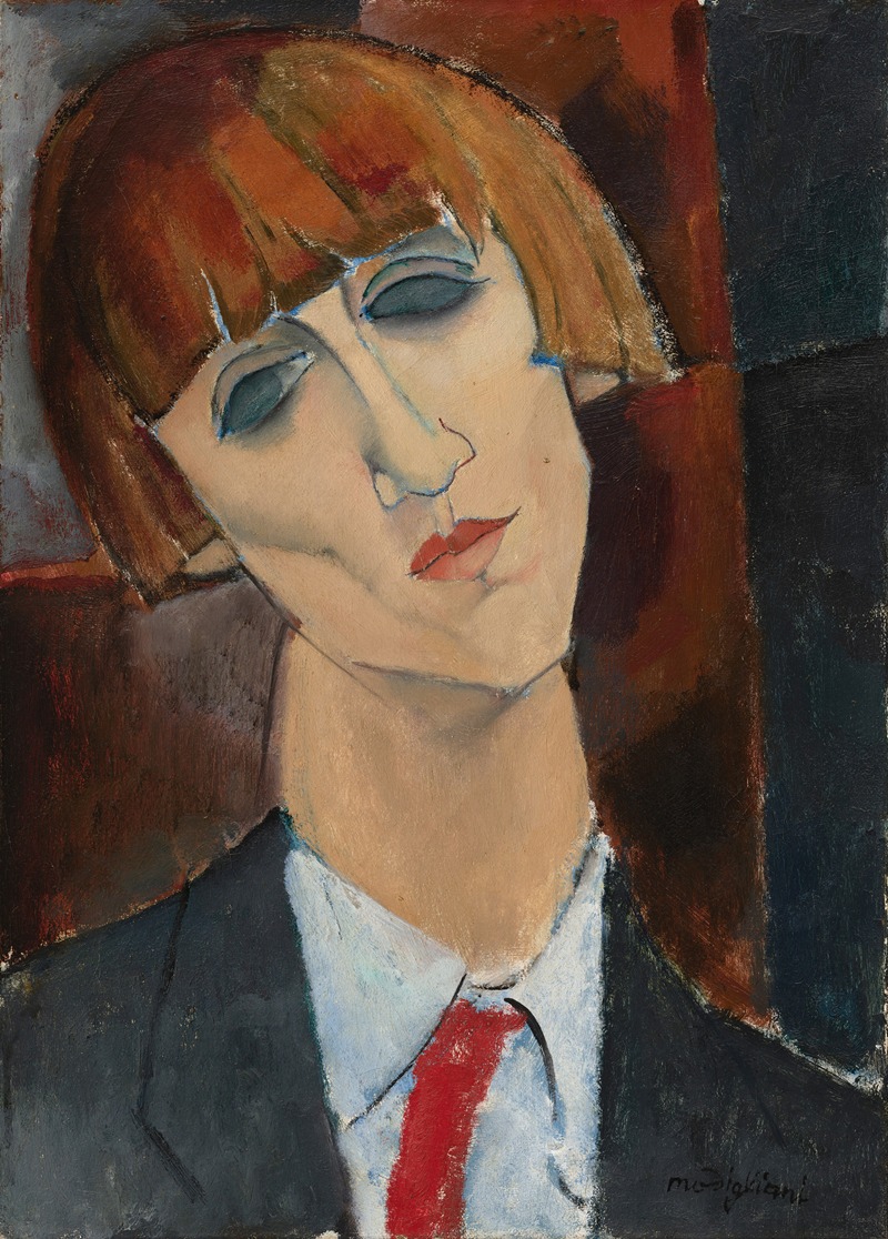 Amedeo Modigliani's portrait of Madame Kisling showcases his signature style with elongated forms and a unique color palette.
