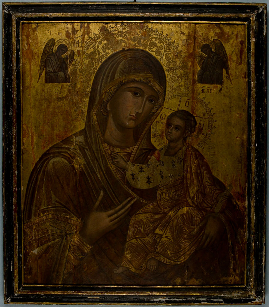 Madonna and Child, by Unidentified artist, public domain