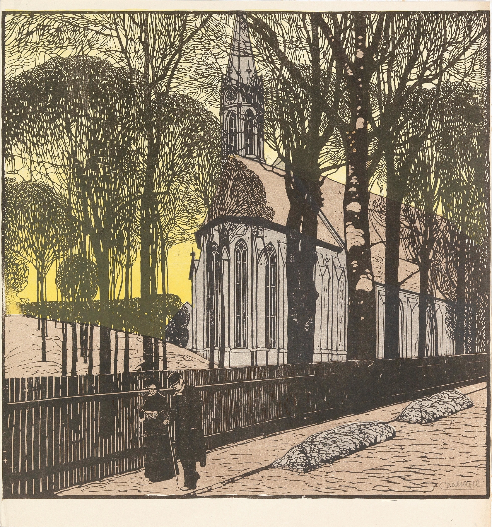 Kirche St Michael in Heiligenstadt, by Carl Moll, public domain