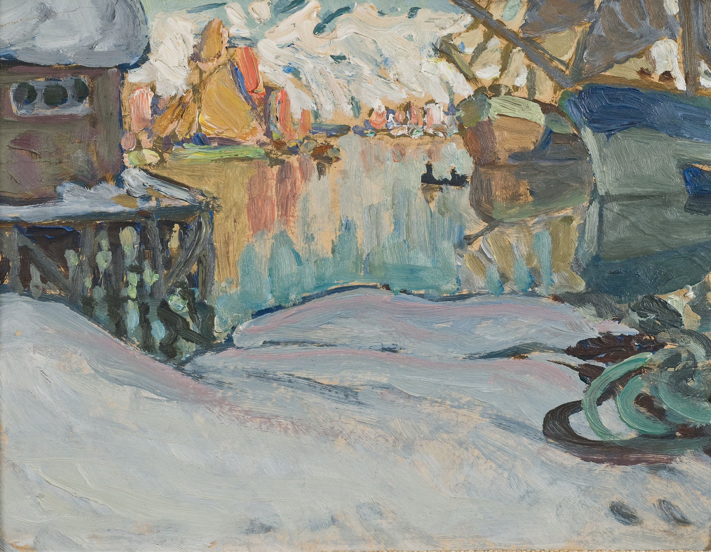 From Svolvaer Harbour. Study from Lofoten, by Anna Boberg, public domain