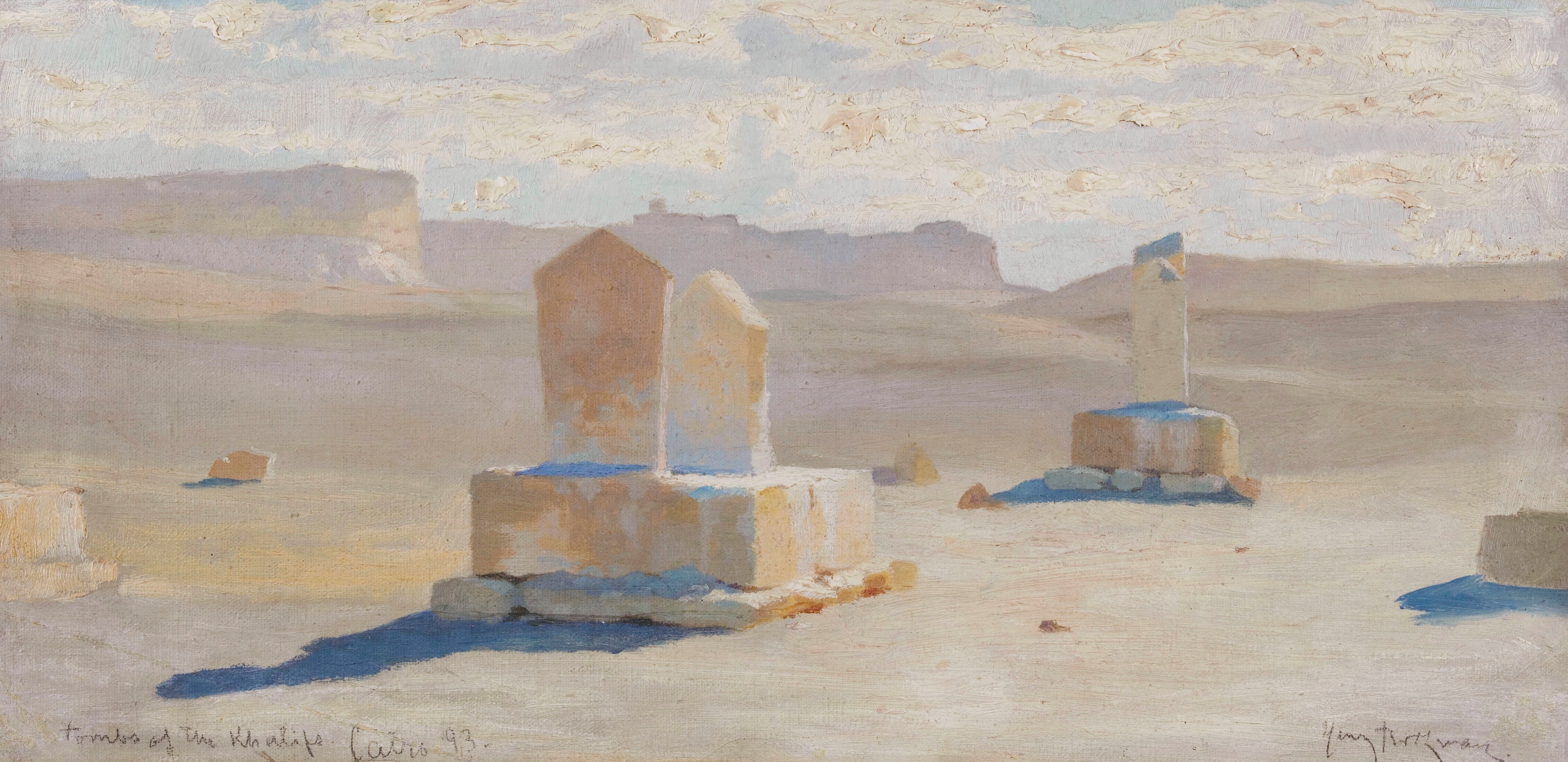 Le Caire, Tombeaux Des Califes, by Henry Brokman, public domain