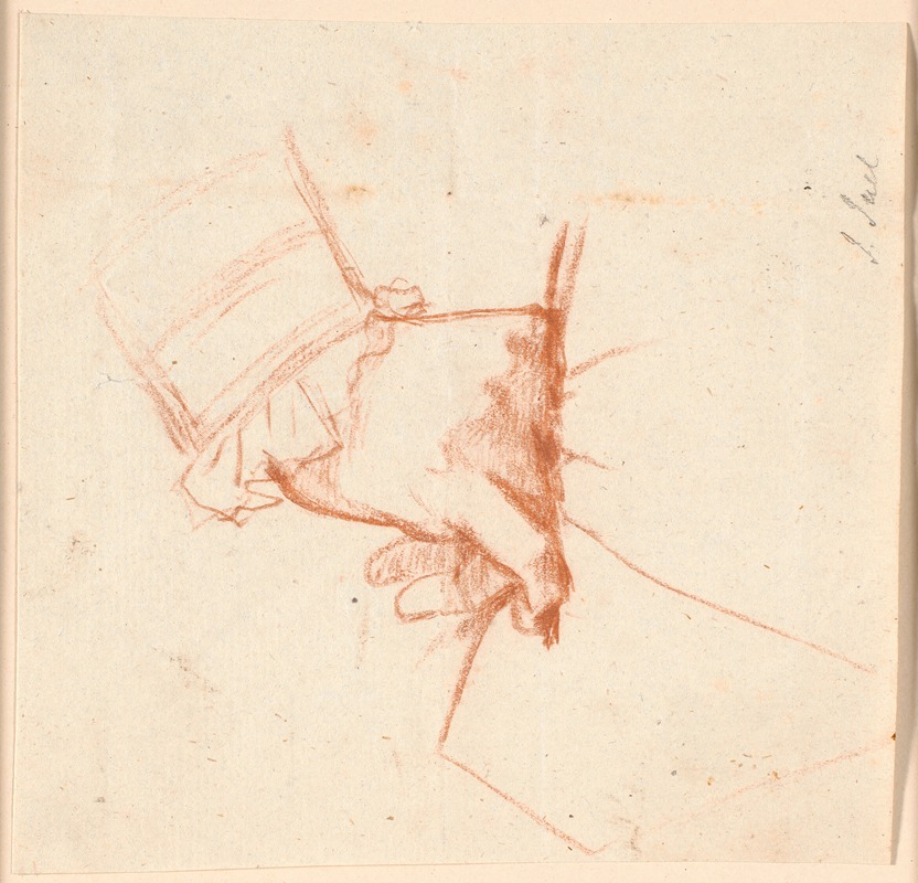 A portrait by Jens Juel showcasing a man with his right hand on his hip.