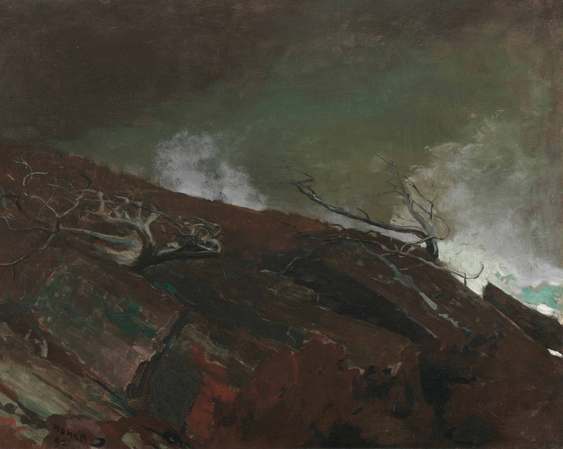 Coast of Maine, by Winslow Homer, public domain
