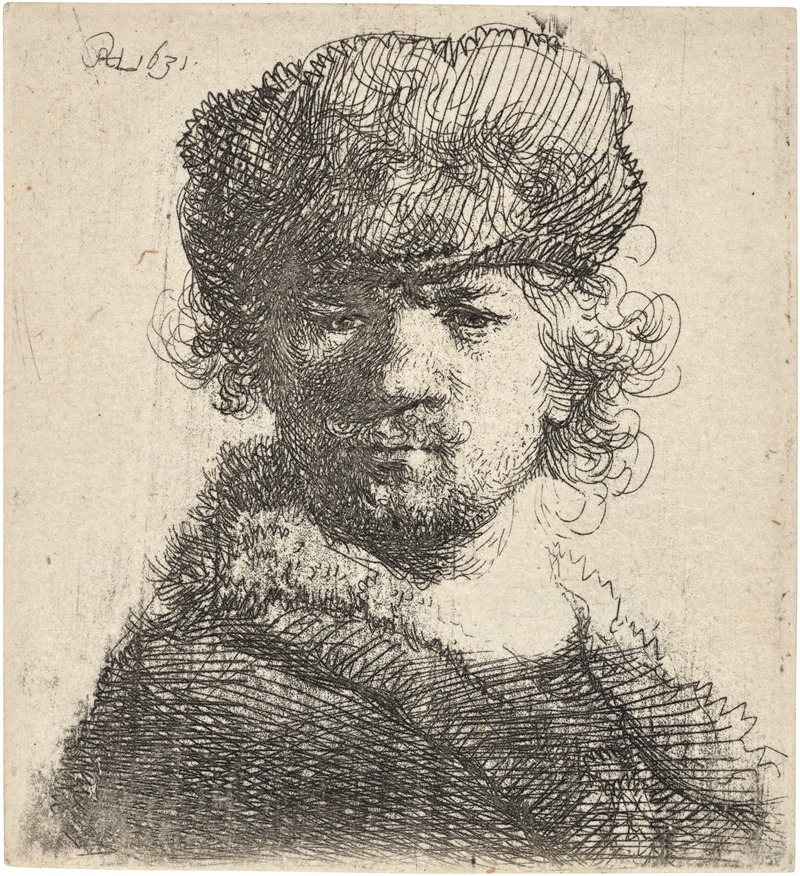 Rembrandt's self-portrait showcases his mastery of light and shadow.