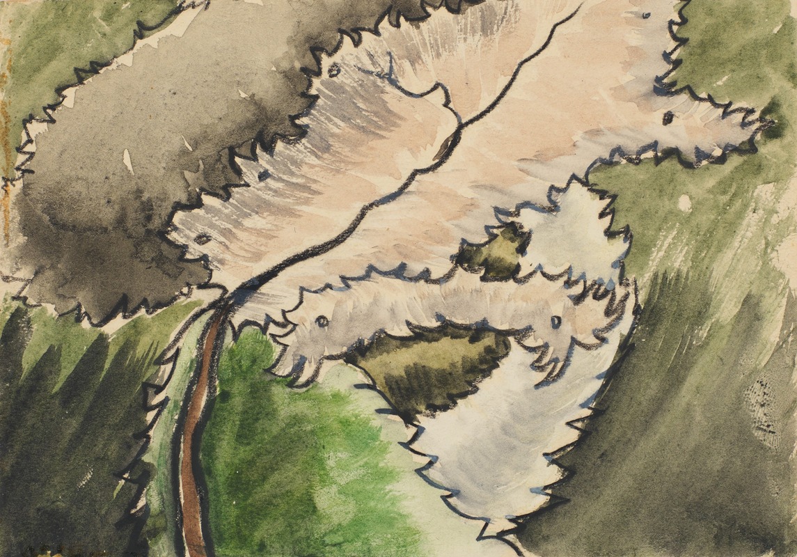 Arthur Dove's 'Dogwood' features vibrant colors and abstract forms inspired by nature.