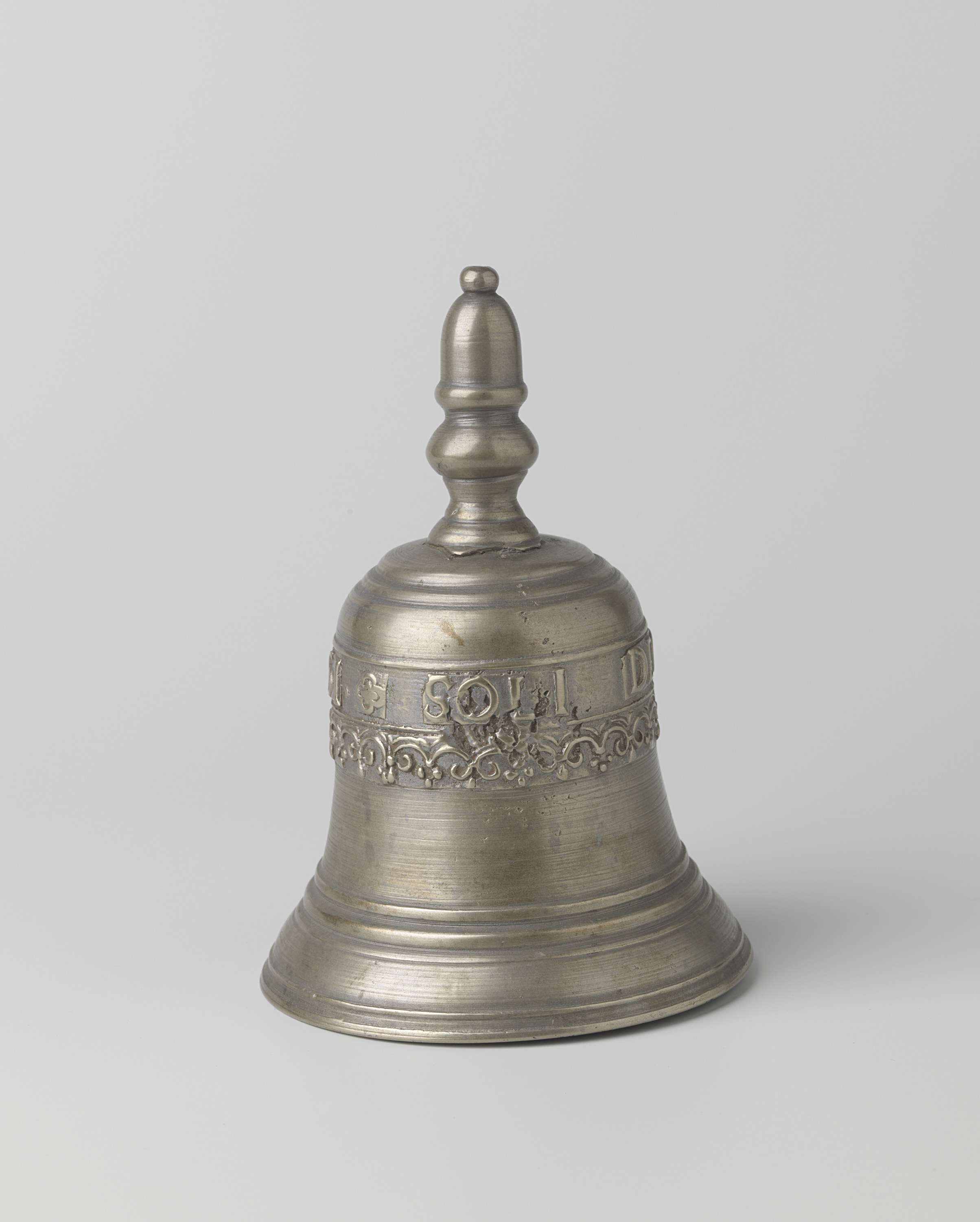 Still life of a handbell, 1661, by Unknown Artist