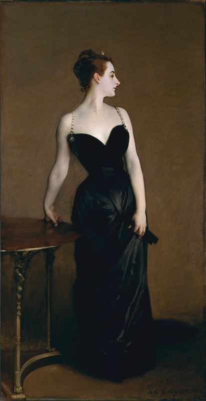 A striking portrait of Madame X by John Singer Sargent.