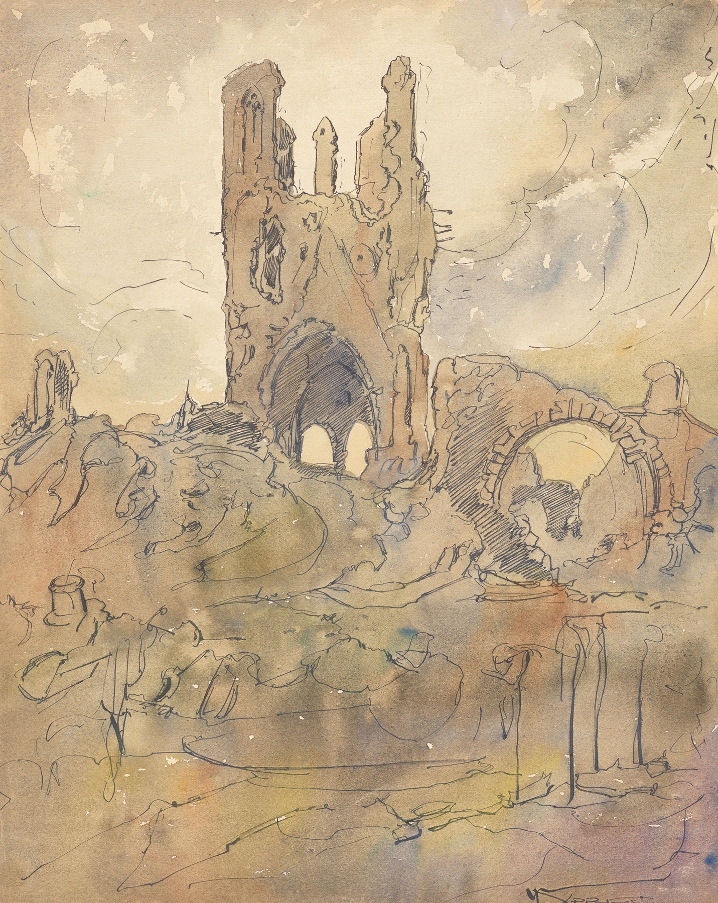 Ypres Remember, by Alfred Ost, public domain