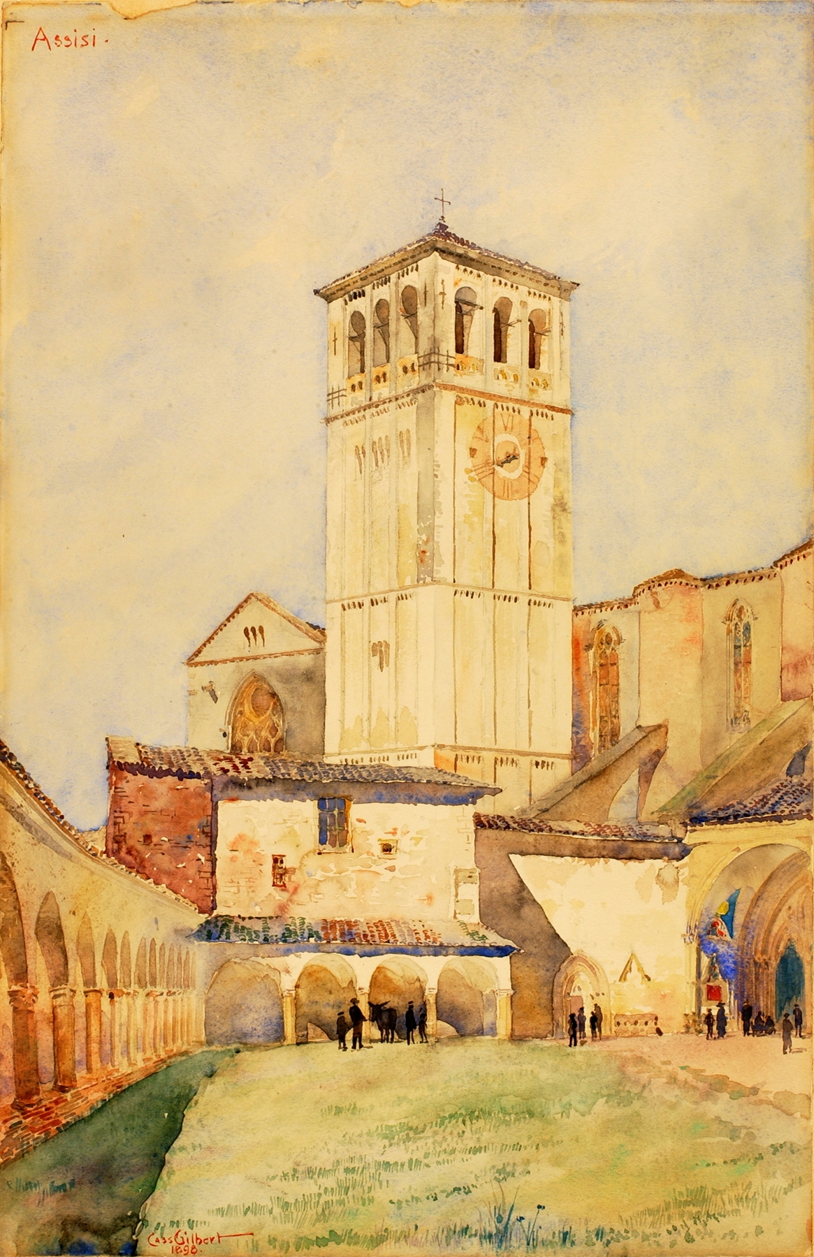 Church of St. Francis, Assisi, by Cass Gilbert, public domain