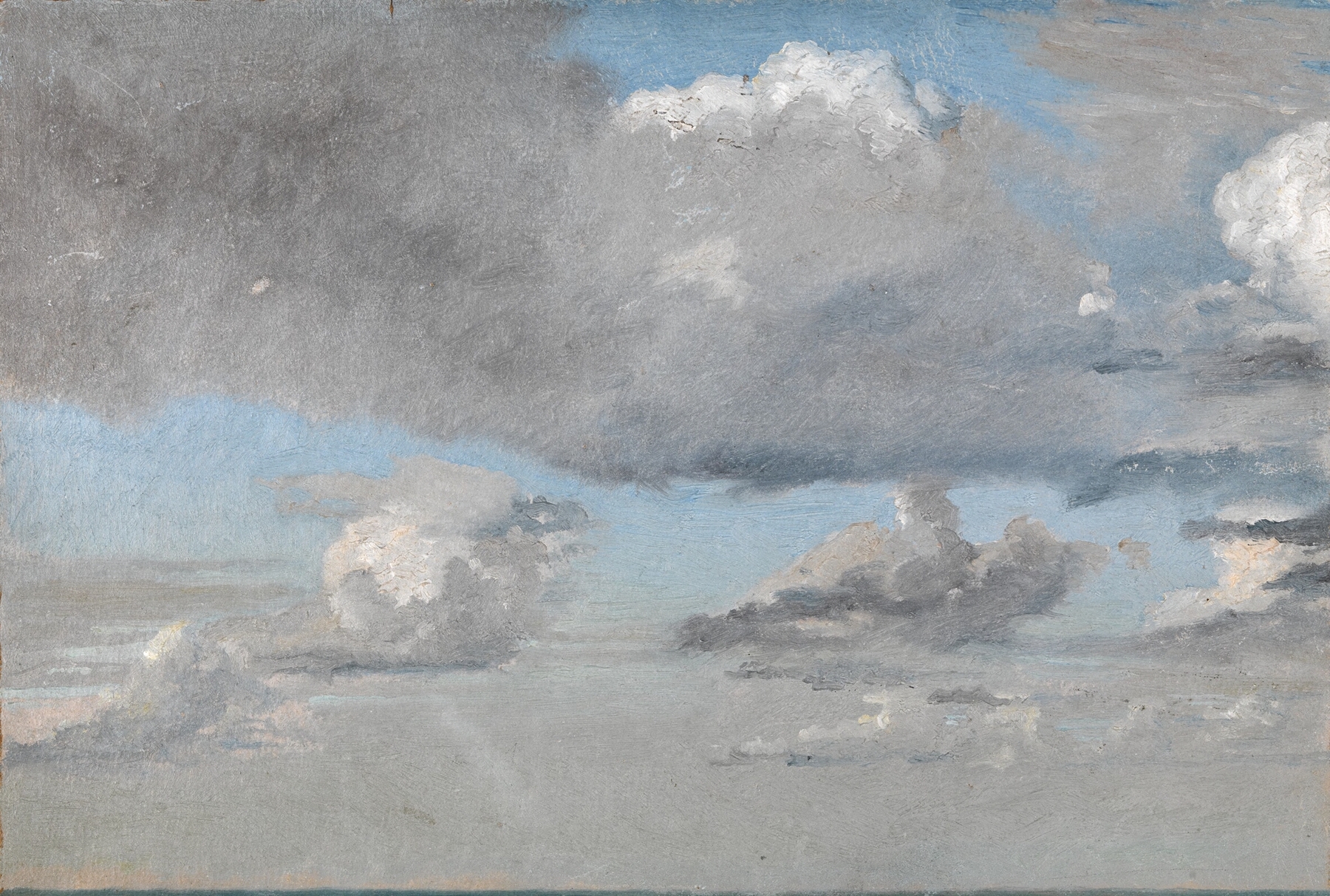 Studie af skyer, by Christen Købke, public domain