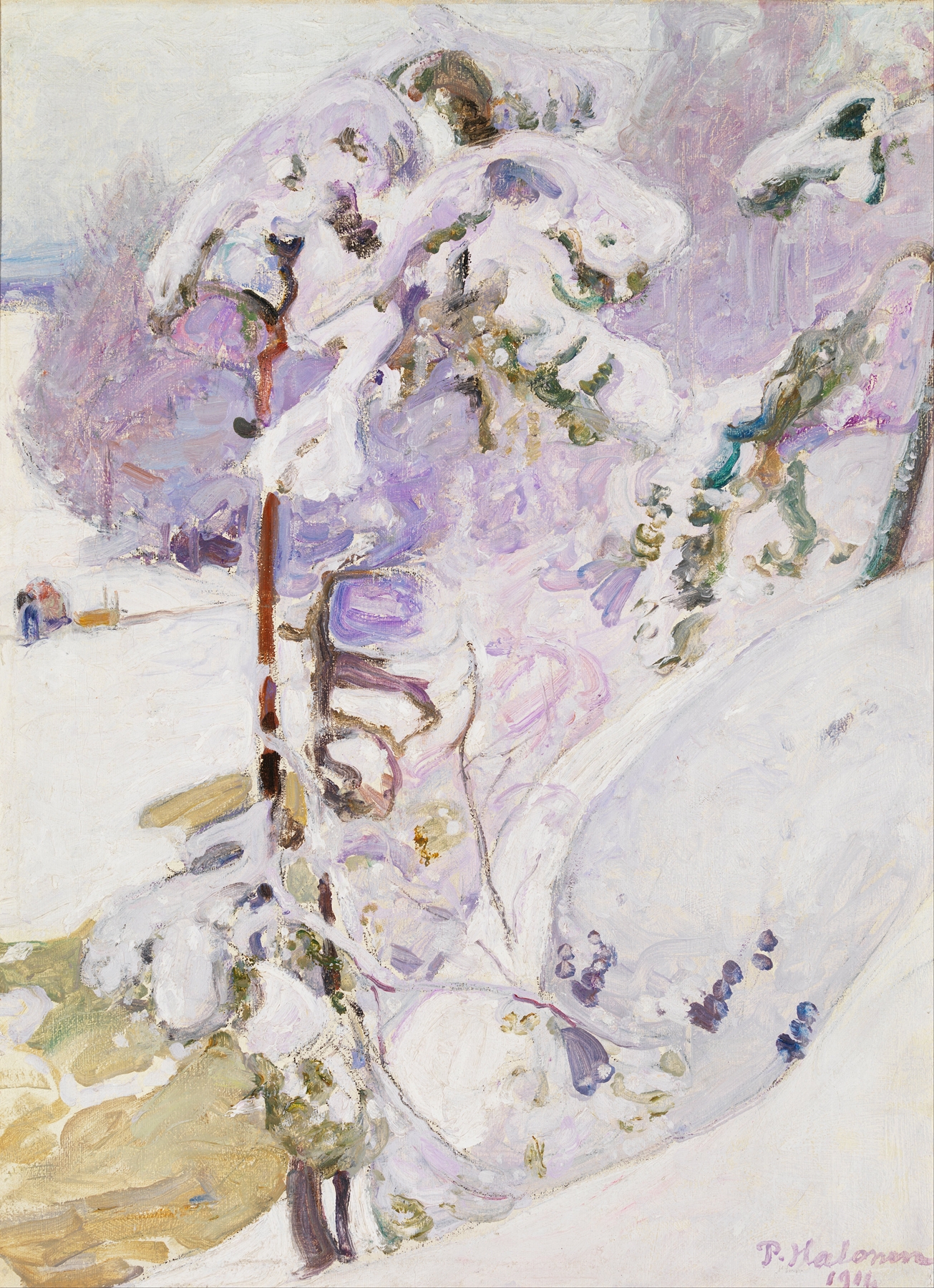 Early spring, by Pekka Halonen, public domain