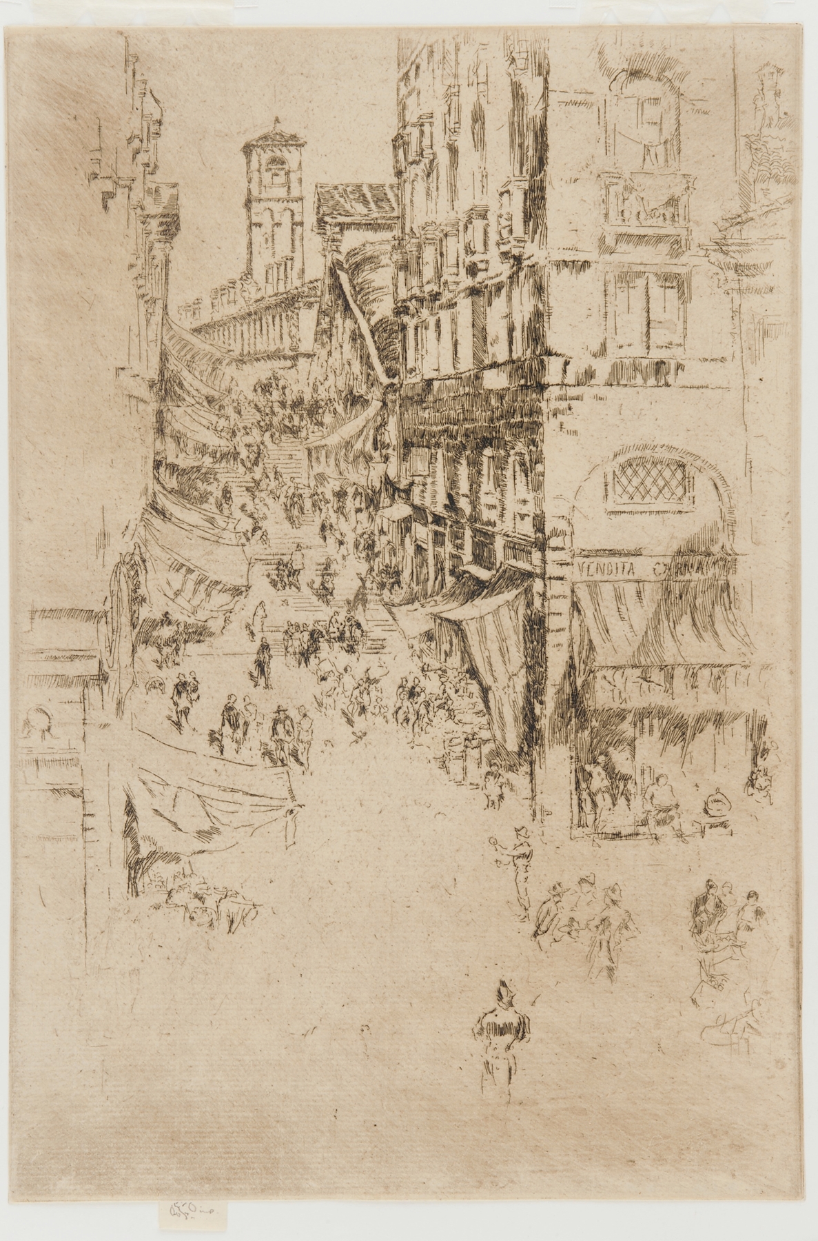 The Rialto, by James Abbott McNeill Whistler, public domain