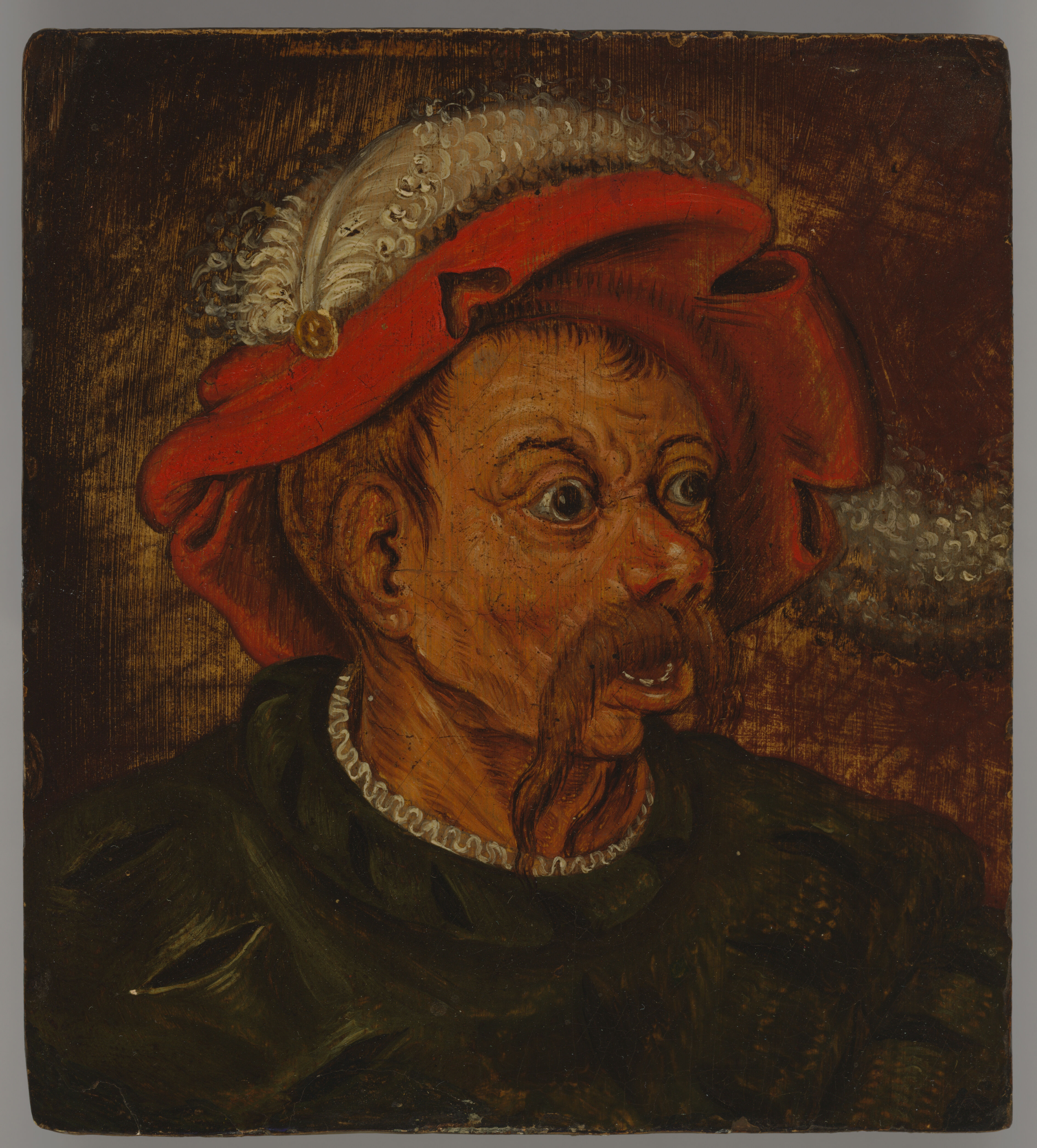 Head of a Man, by Pieter Bruegel the Elder, public domain