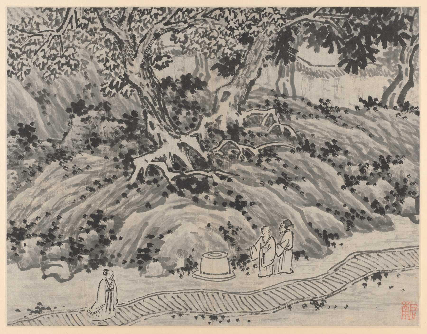 The Fool’s Spring, from Twelve Views of Tiger Hill, Suzhou, by Shen Zhou, public domain