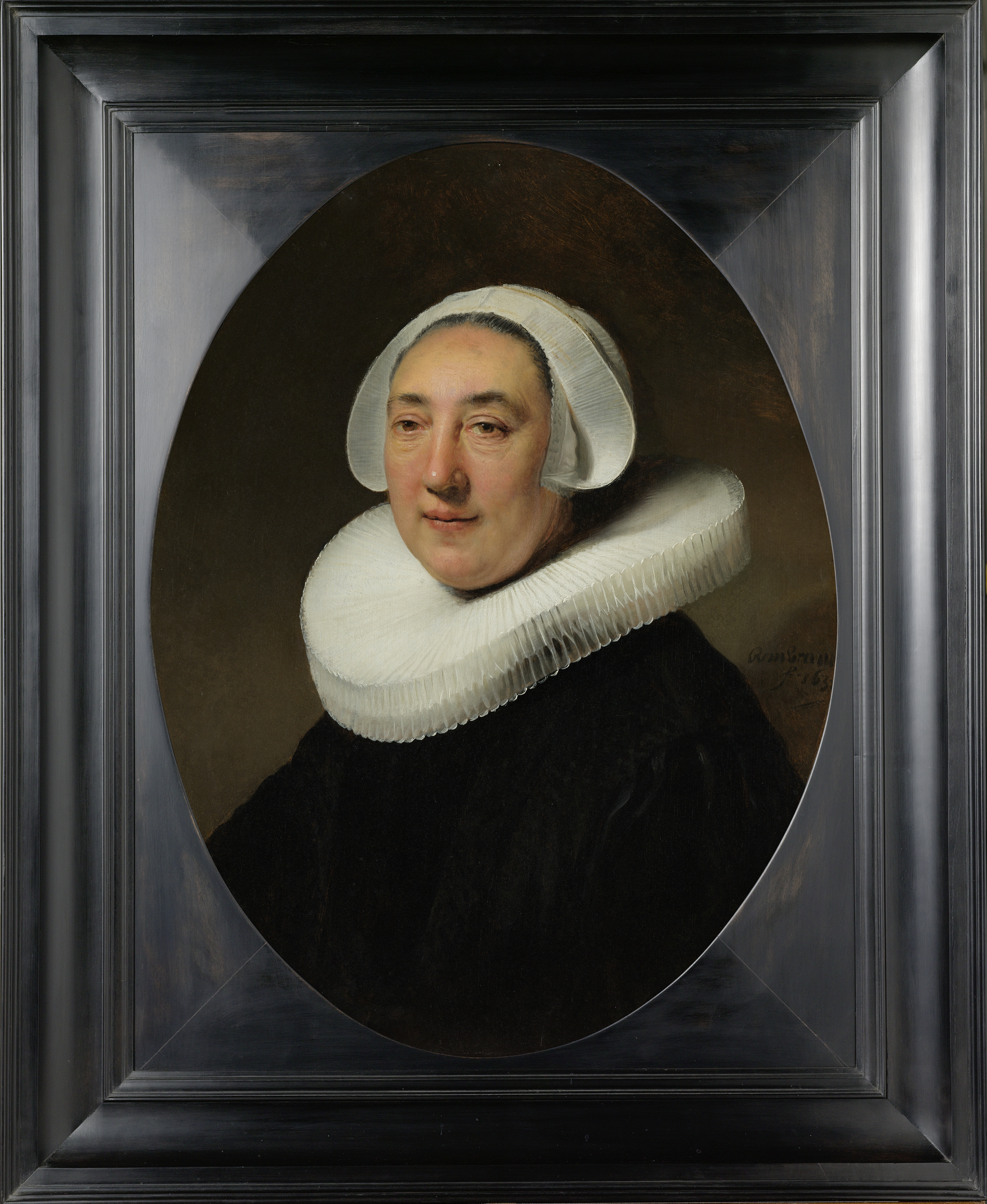 Portrait of Haesje Jacobsdr van Cleyburg, oil on panel by Rembrandt van Rijn