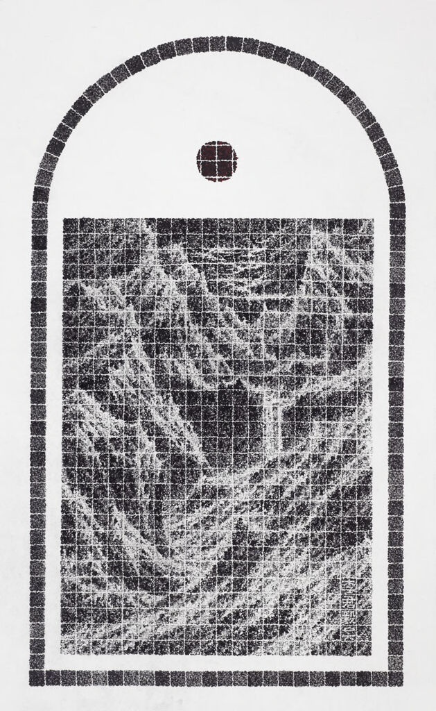 Melting-Glacier Water Cascading through a Thousand Peaks, from the series "Sacrifice", by Lee Chun-Yi (Li Junyi) 李君毅, public domain
