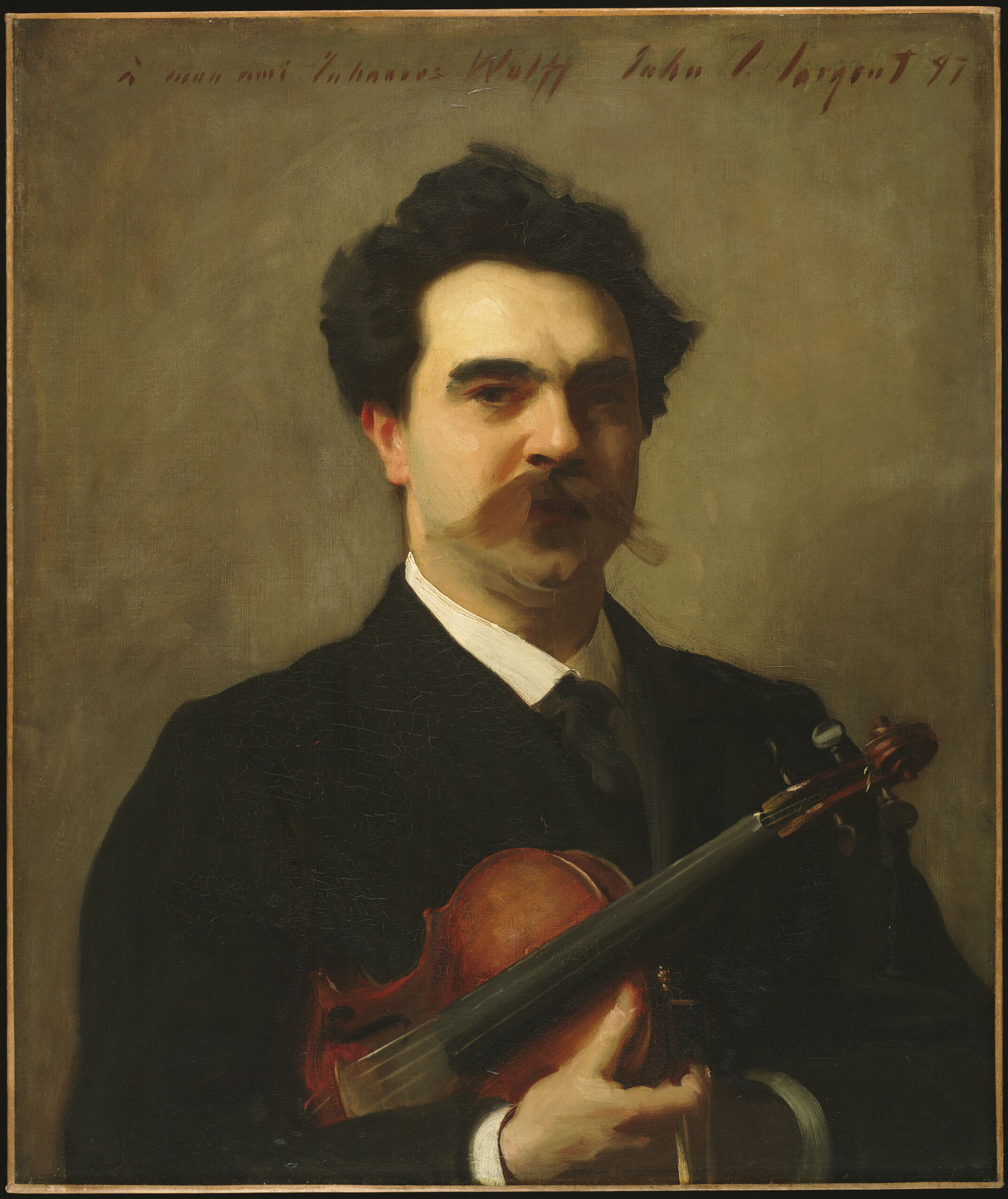 Johannes Wolff (1863-1931), by John Singer Sargent, public domain