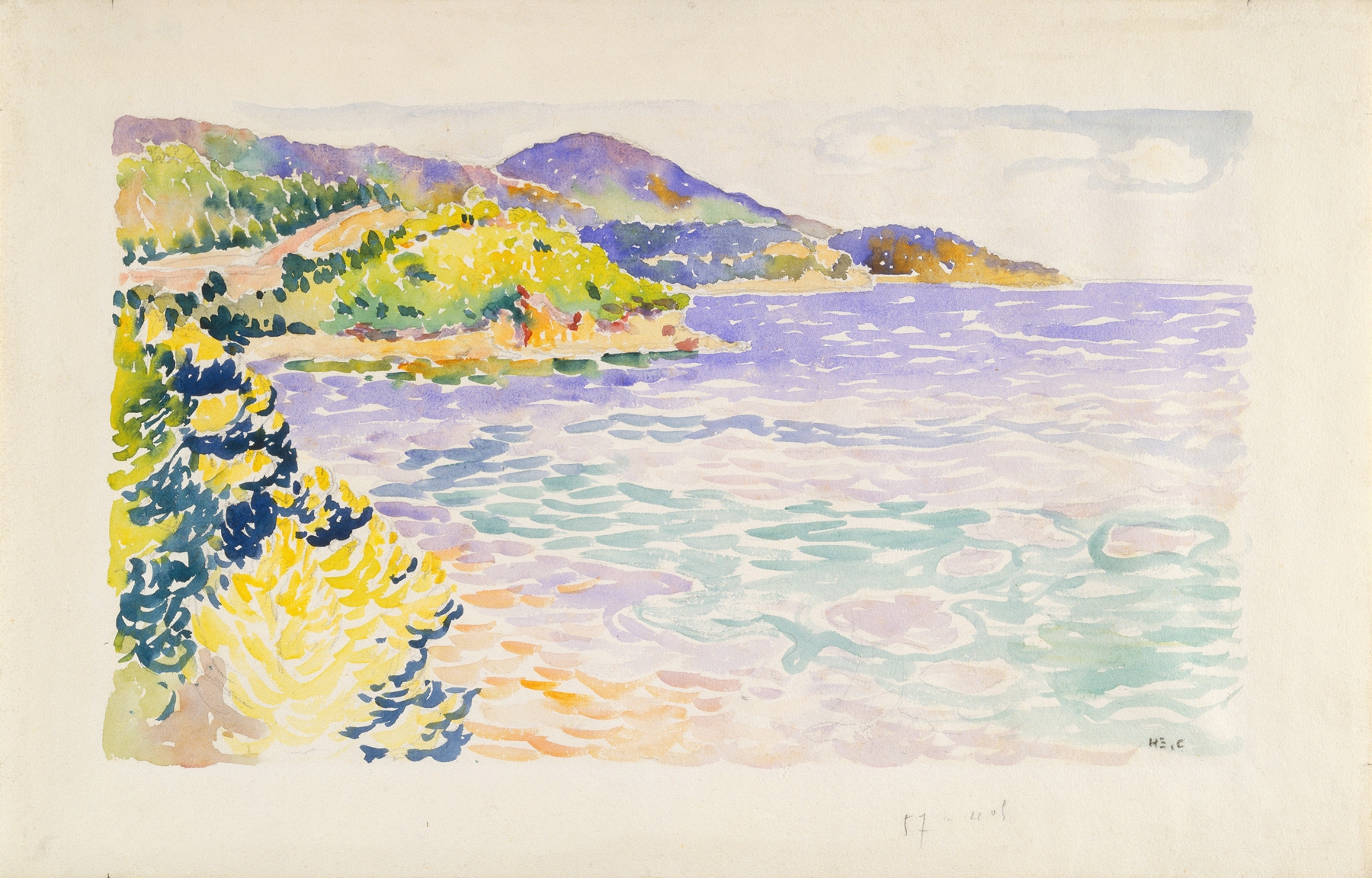 Meeresbucht, by Henri-Edmond Cross, public domain