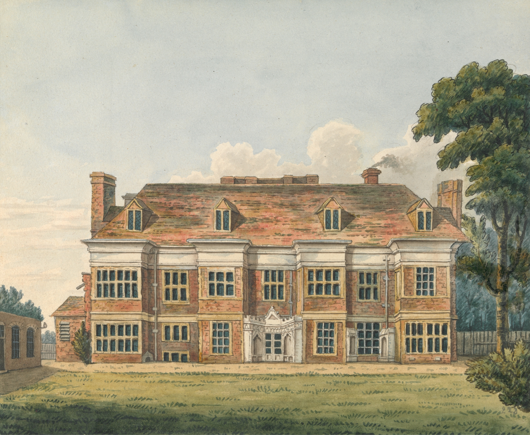 Ealing House, Middlesex by Charles Tomkins, realism artwork