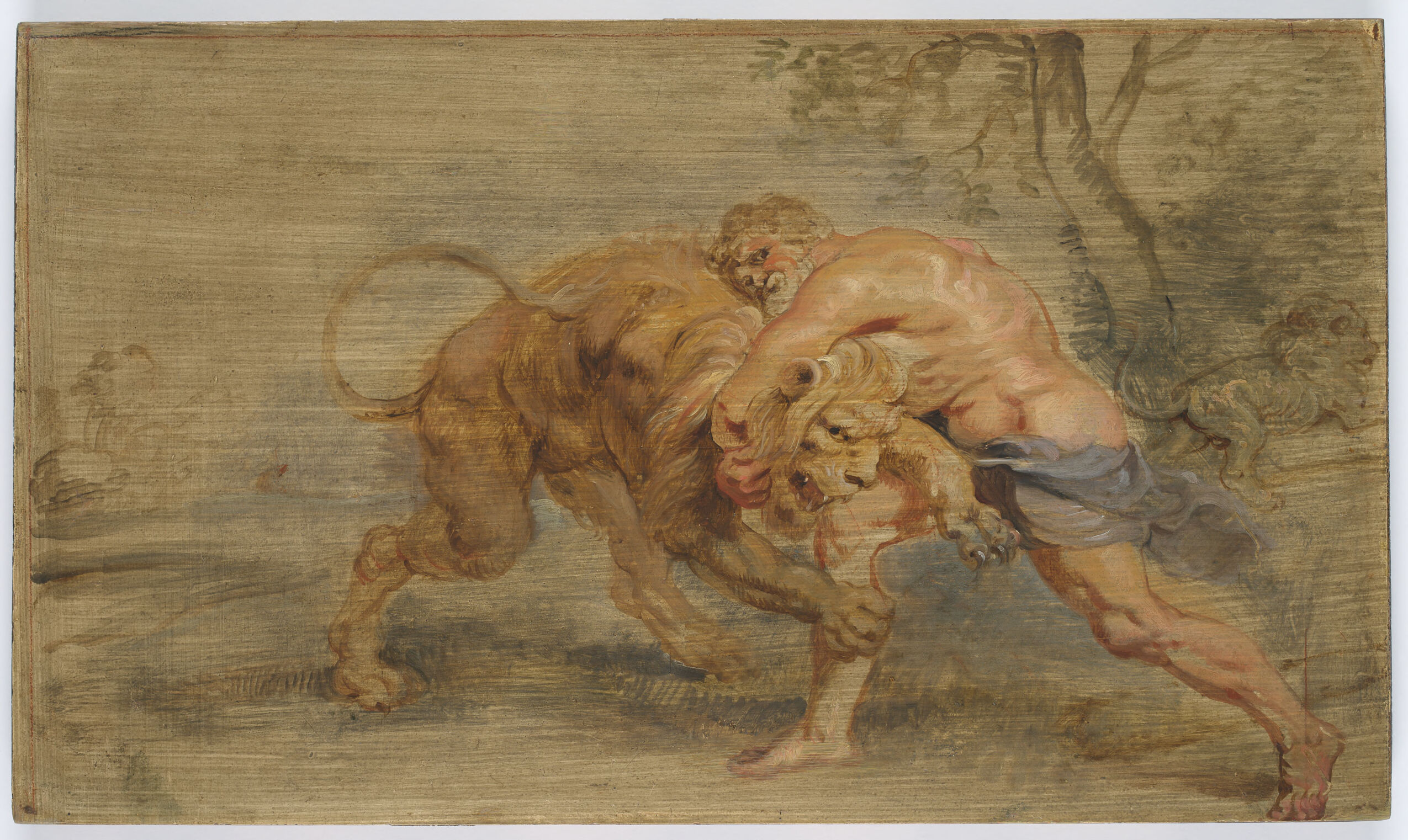 Hercules Strangling the Nemean Lion, by Peter Paul Rubens, public domain