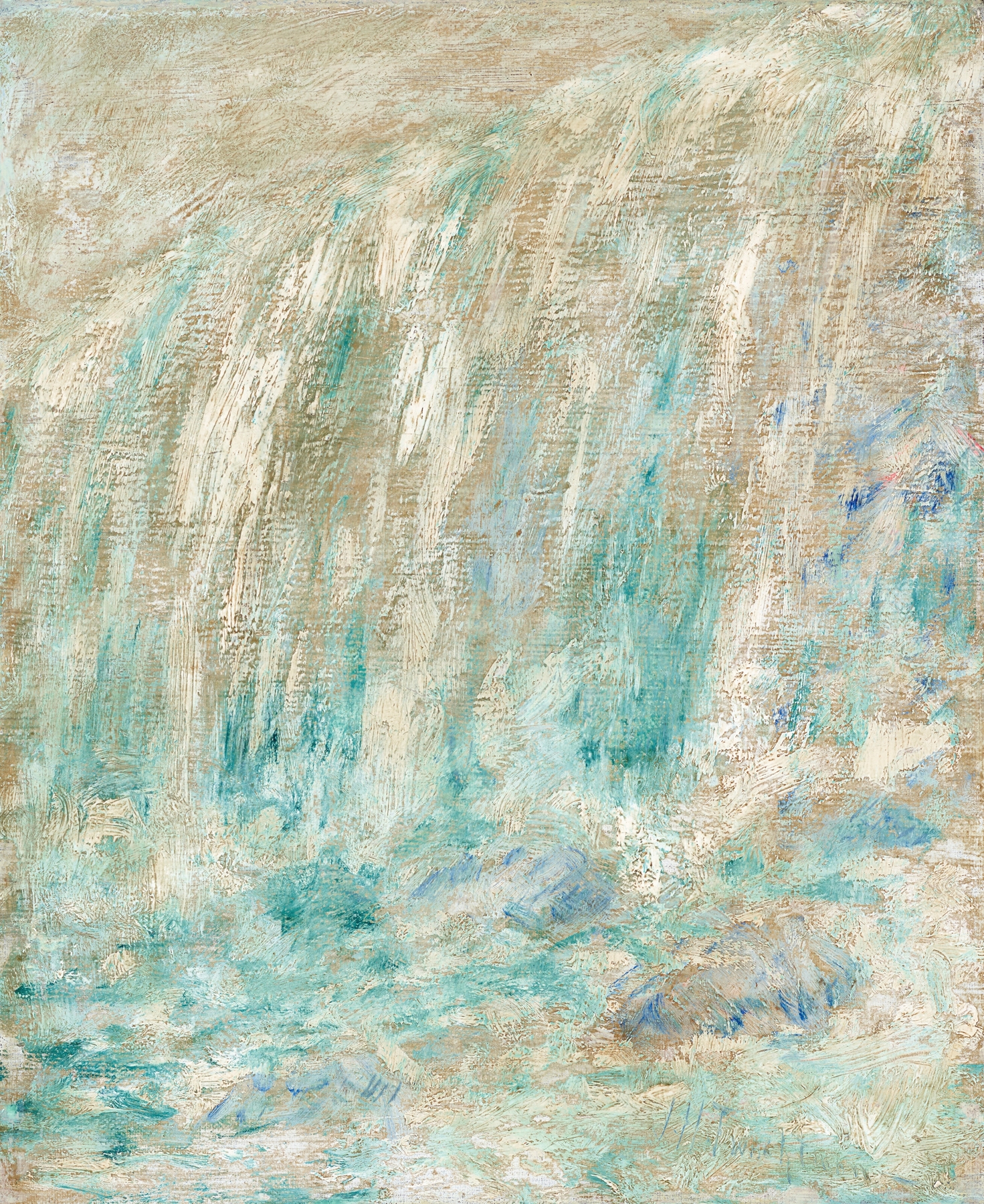 Niagara Falls, by John Henry Twachtman, public domain