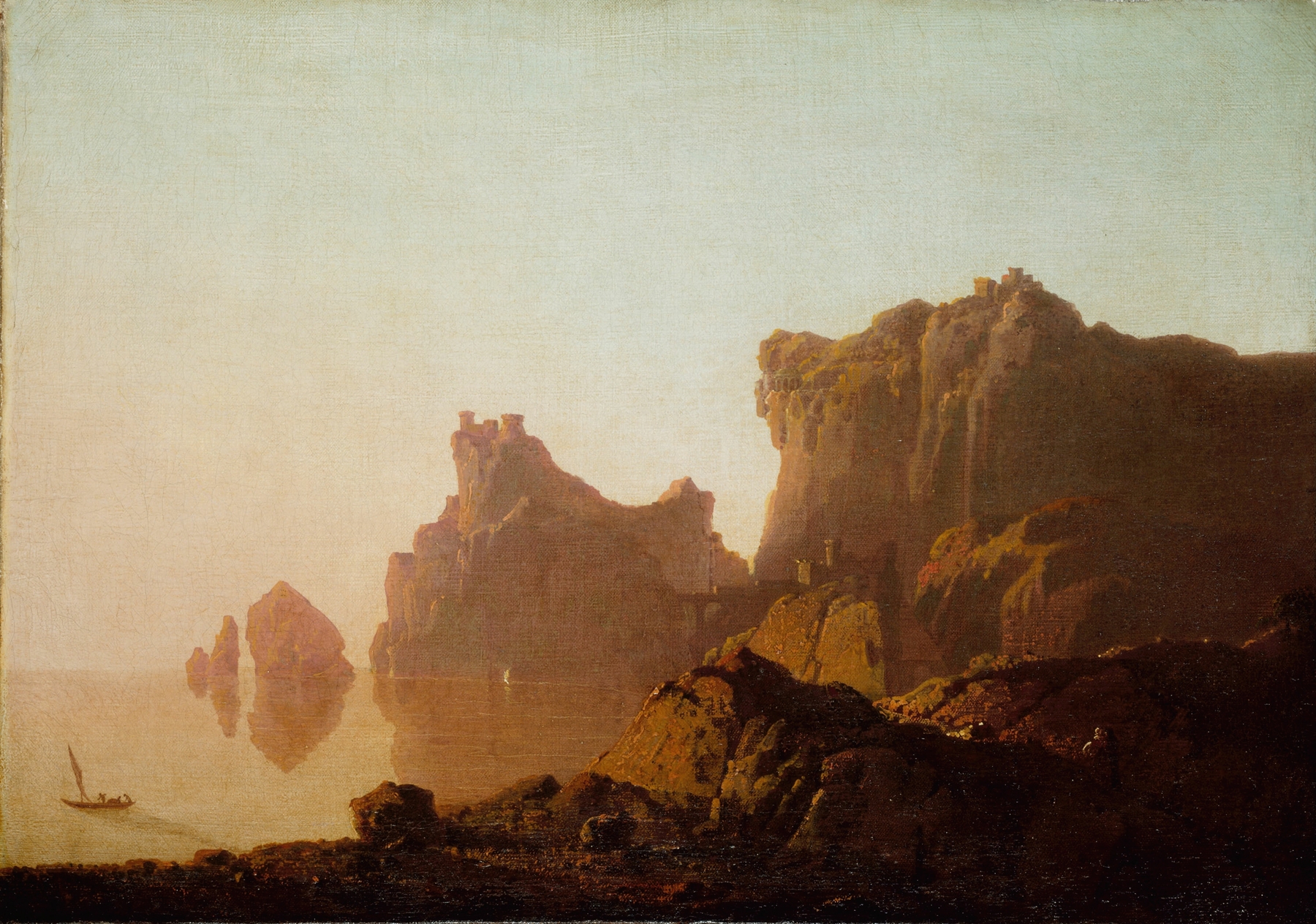 The Gulf of Salerno, by Joseph Wright of Derby, public domain