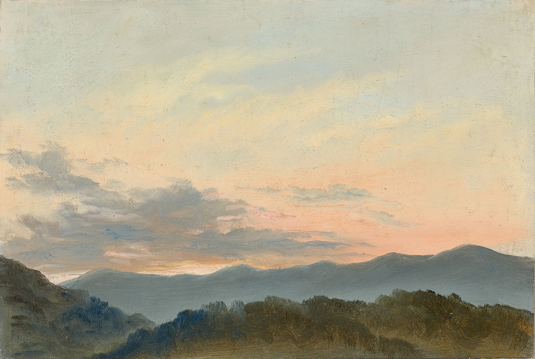 Wolkenstudie, by Carl Gustav Carus, public domain