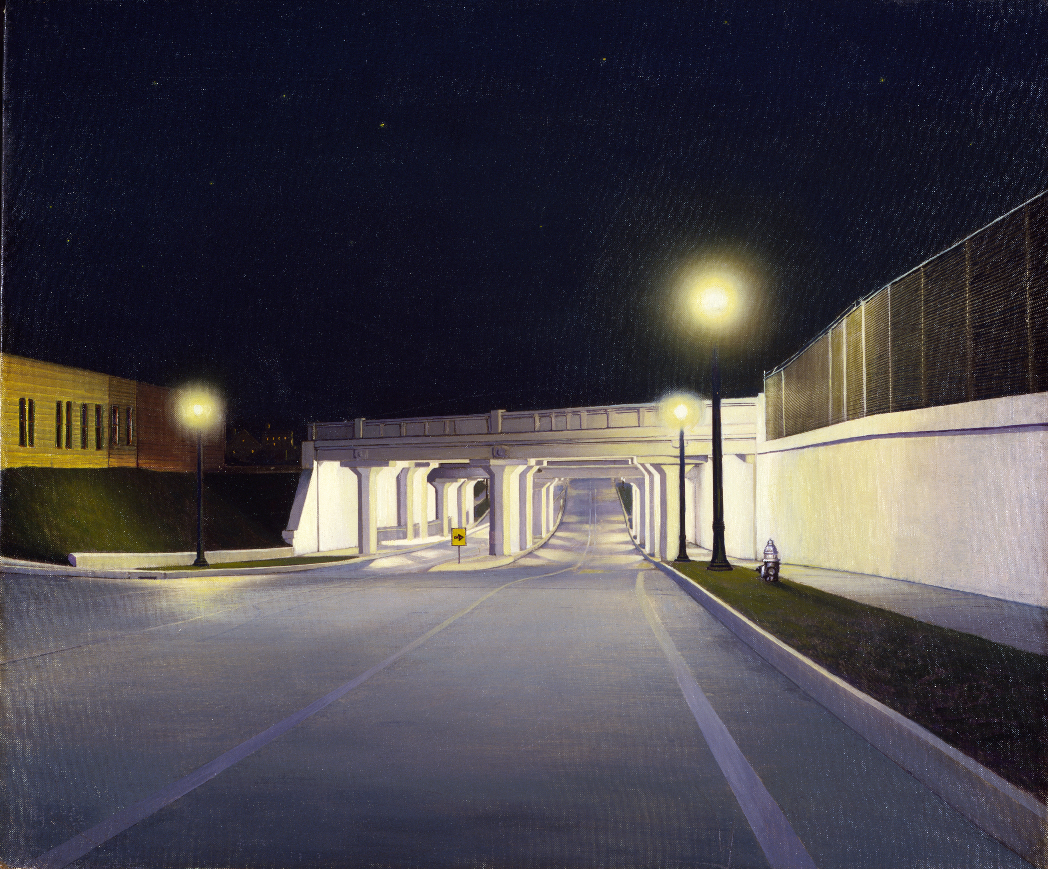 Underpass-New York, modernism, unknown medium by Unknown Artist