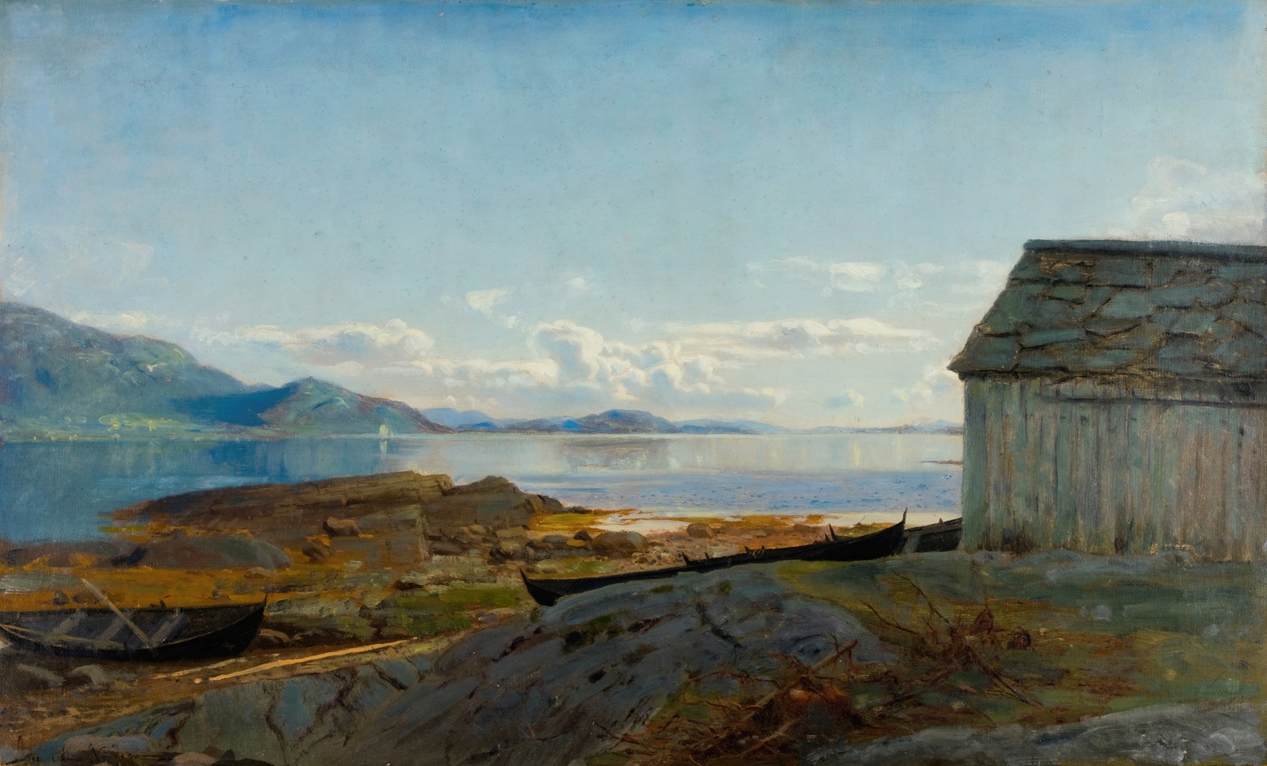 Approach to Hardanger, Ølve, by Amaldus Nielsen, public domain