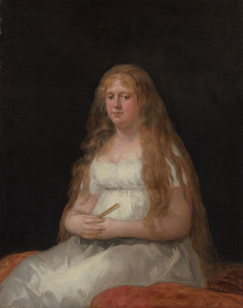 Portrait of Josefa de Castilla Portugal y van Asbrock de Garcini by Francisco de Goya.