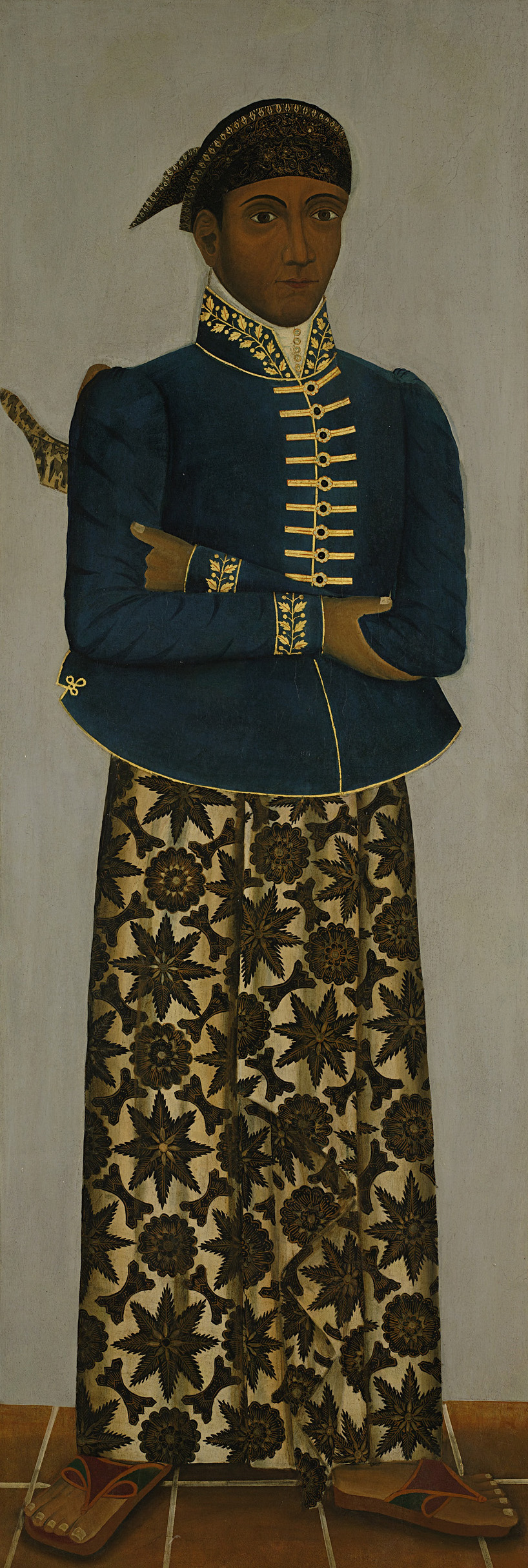Javanese Court Officials, by Unknown Artist, public domain