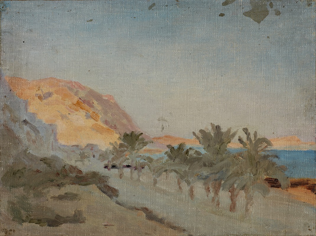 A vibrant landscape painting depicting the beauty of Alicante, Spain.