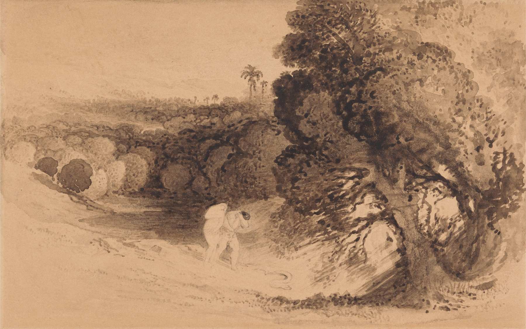 Expulsion from Eden, by John Martin, public domain