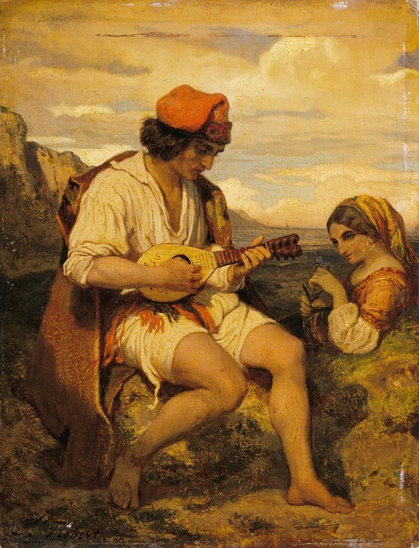 A Neapolitan fisherman by Dominique Louis Papety captures the essence of daily life in Naples.