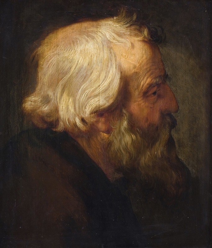 A depiction of the Apostle Peter by Rubens showcasing his characteristic style.