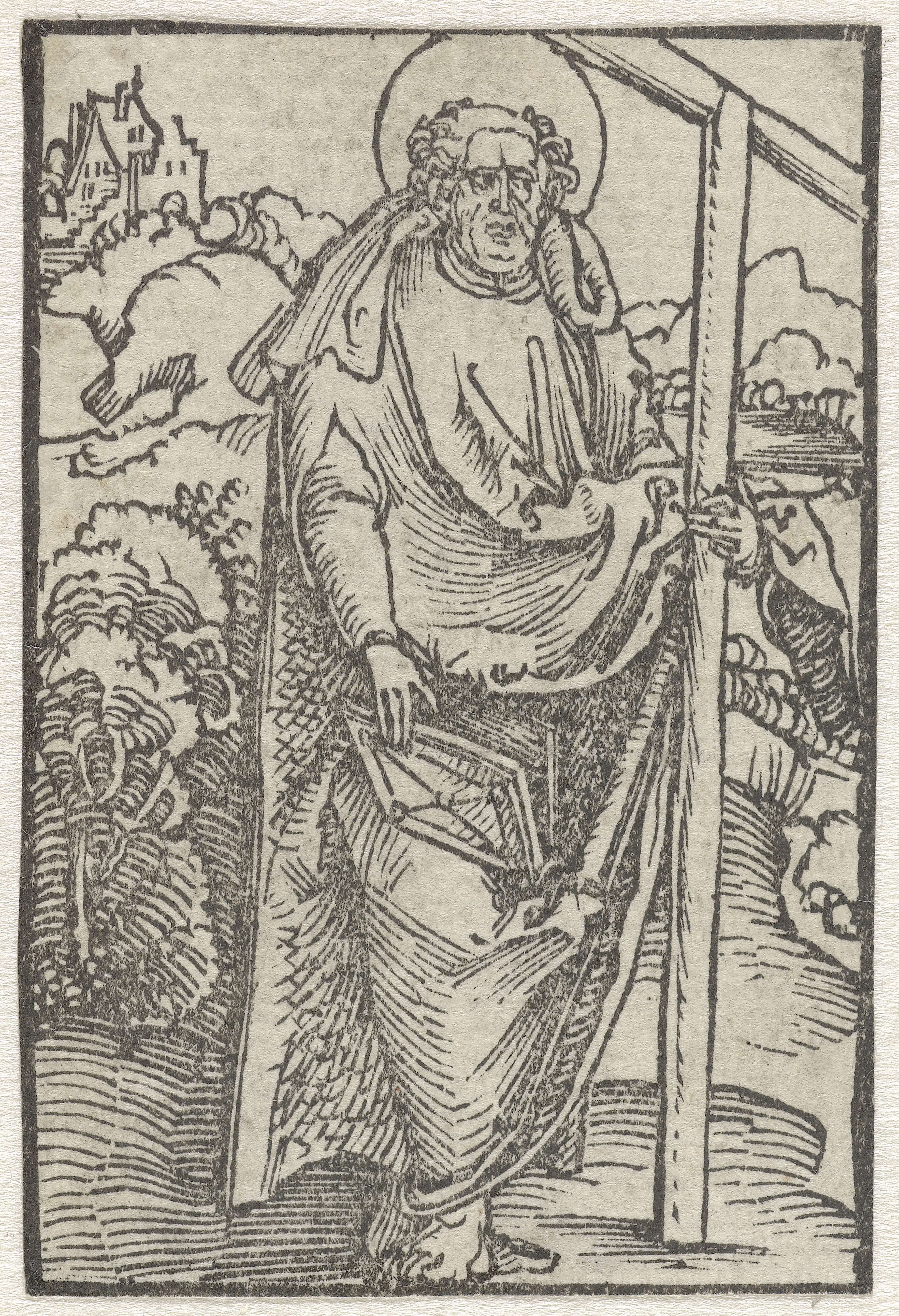 Apostel Filippus by Albrecht Dürer, etching on paper